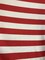 Red & White Stripe Satin Fabric by the Yard 59/60” Wide Polyester